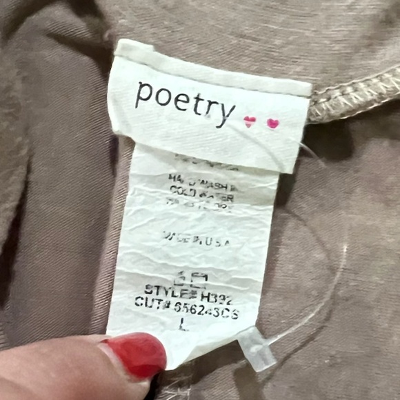BIG SALE(5 for $20)- Poetry Women's Maxi Skirt in Taupe - Picture 3 of 3